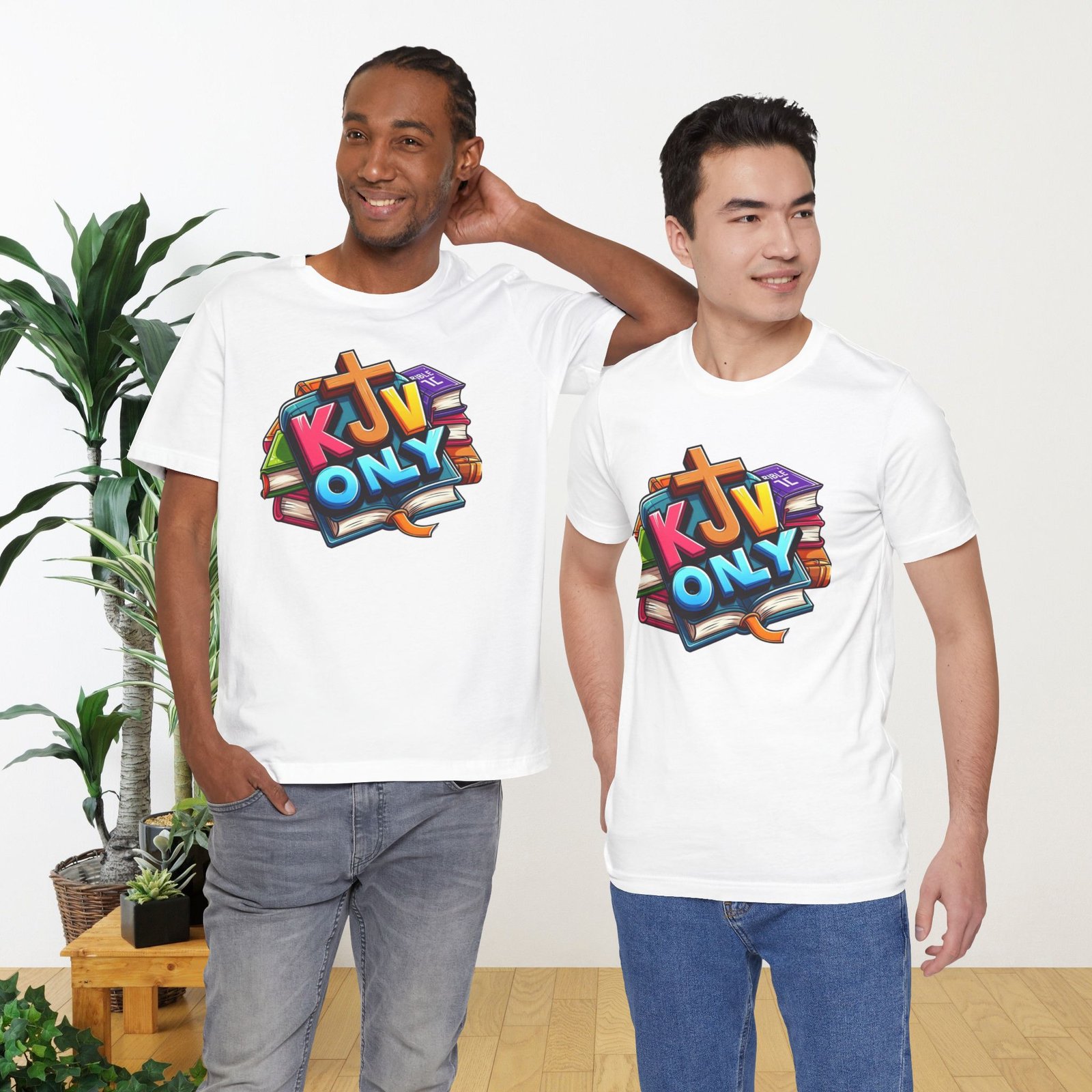 KJV Only - Cross - Bible Unisex T-Shirt - Image 7