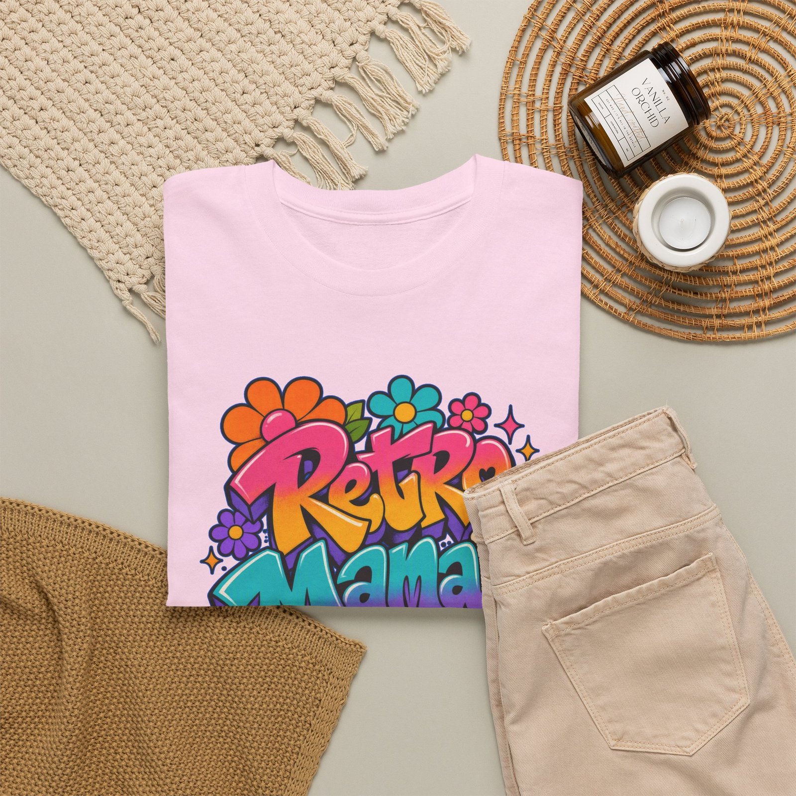 Retro Mama T‑Shirt — 70s Flower Power - Image 52