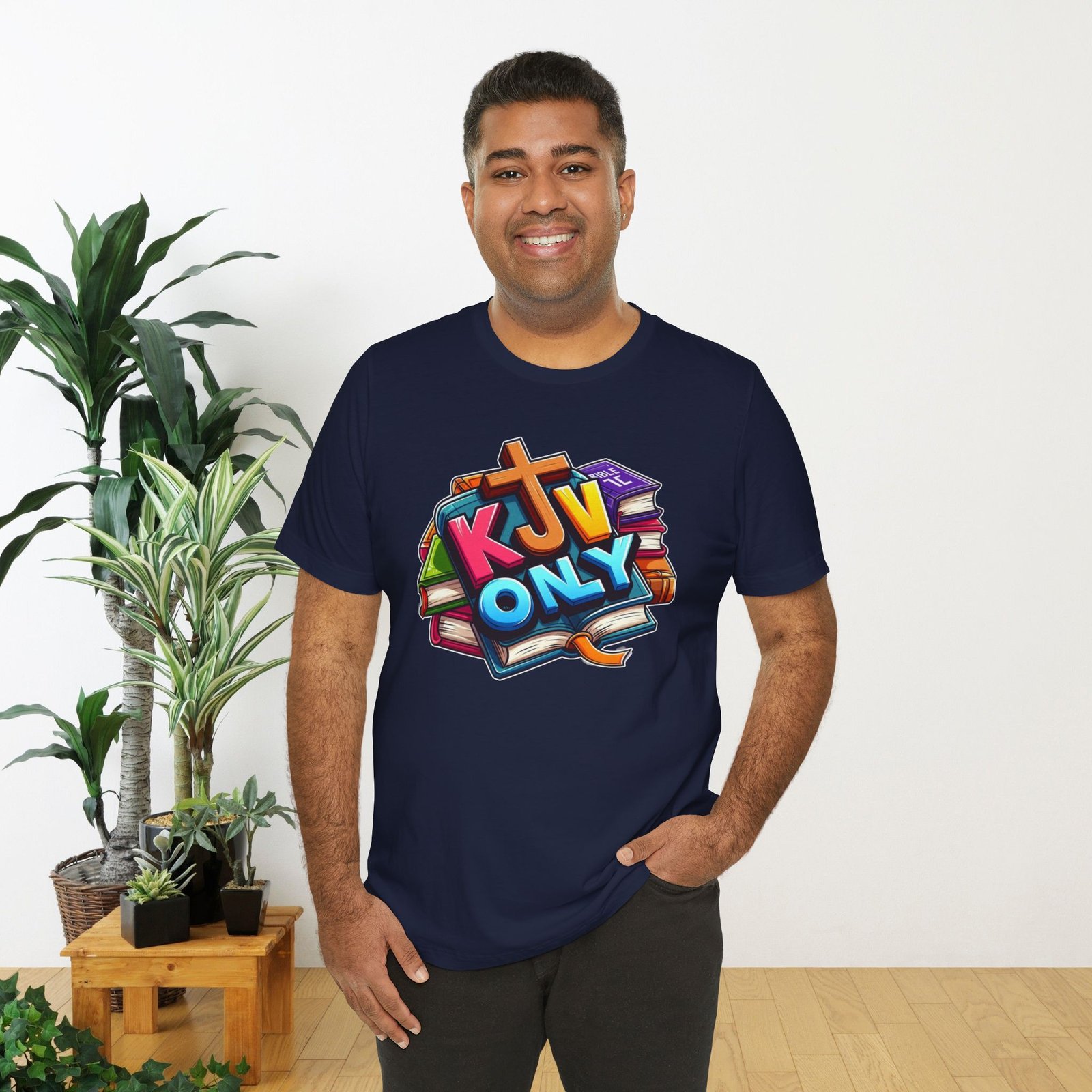 KJV Only - Cross - Bible Unisex T-Shirt - Image 46