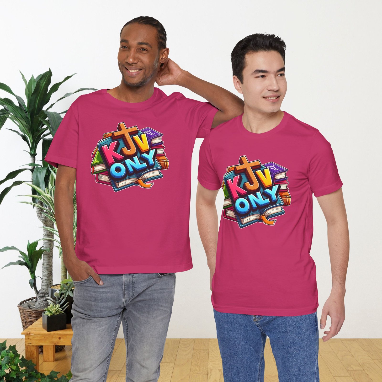 KJV Only - Cross - Bible Unisex T-Shirt - Image 61