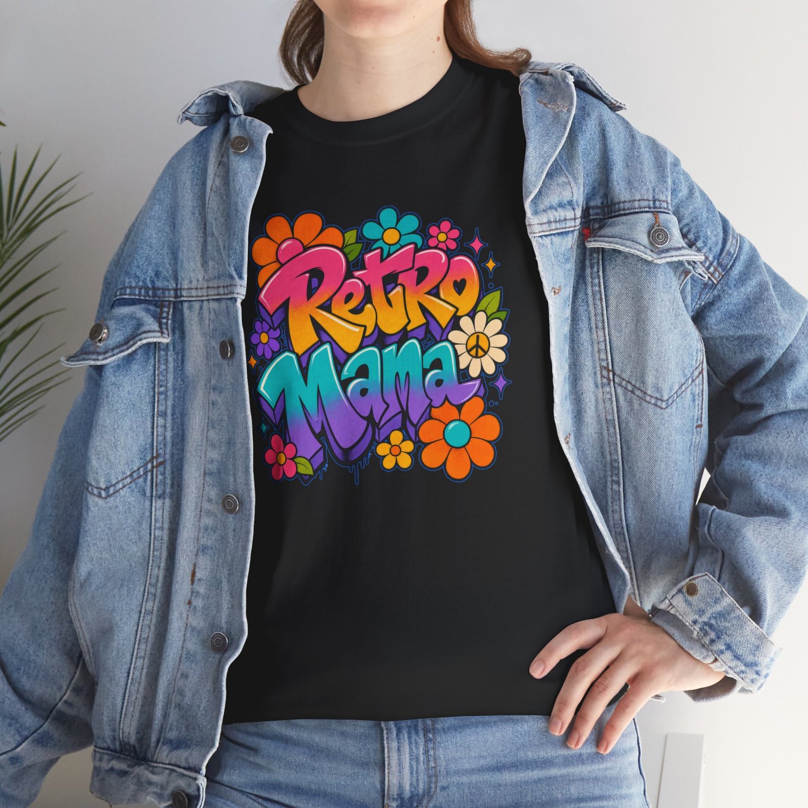 Retro Mama T‑Shirt — 70s Flower Power - Image 21