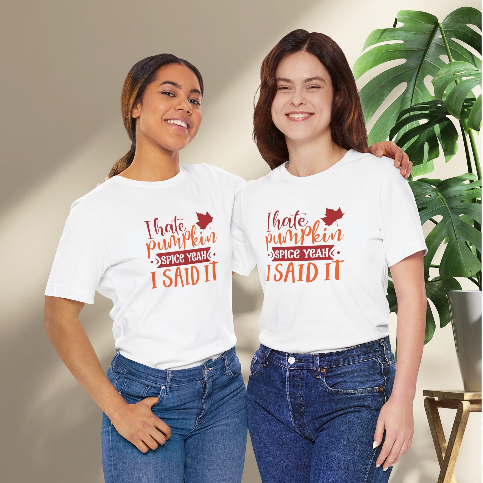 I Hate Pumpkin Spice, Yeah I Said It Unisex T-Shirt - Image 6