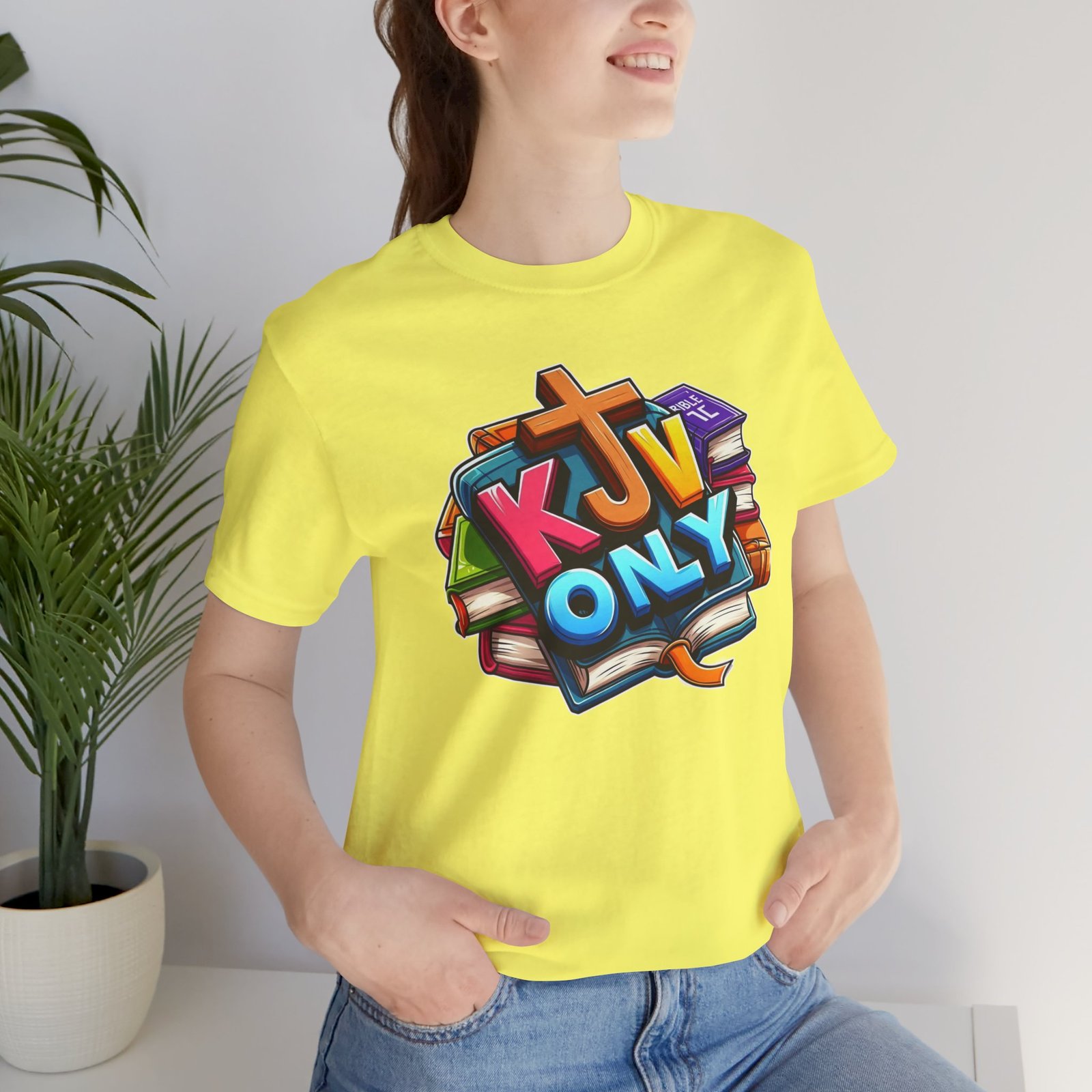 KJV Only - Cross - Bible Unisex T-Shirt - Image 36
