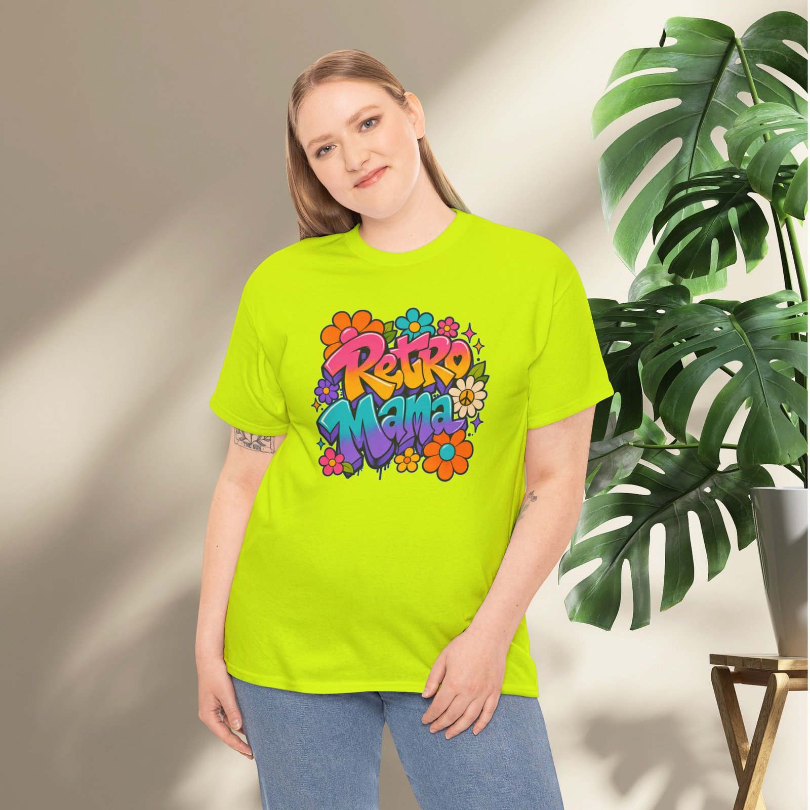 Retro Mama T‑Shirt — 70s Flower Power - Image 34