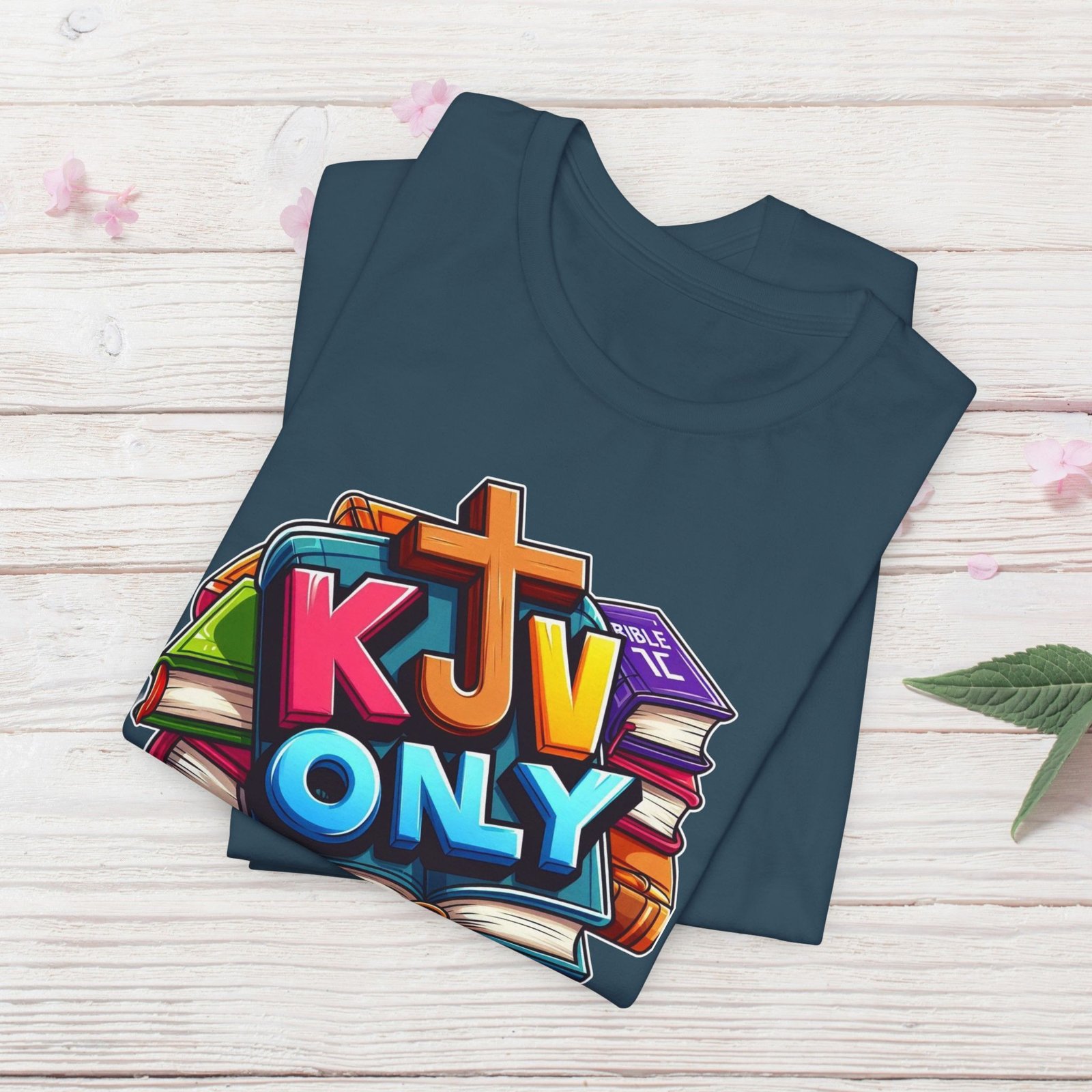KJV Only - Cross - Bible Unisex T-Shirt - Image 38