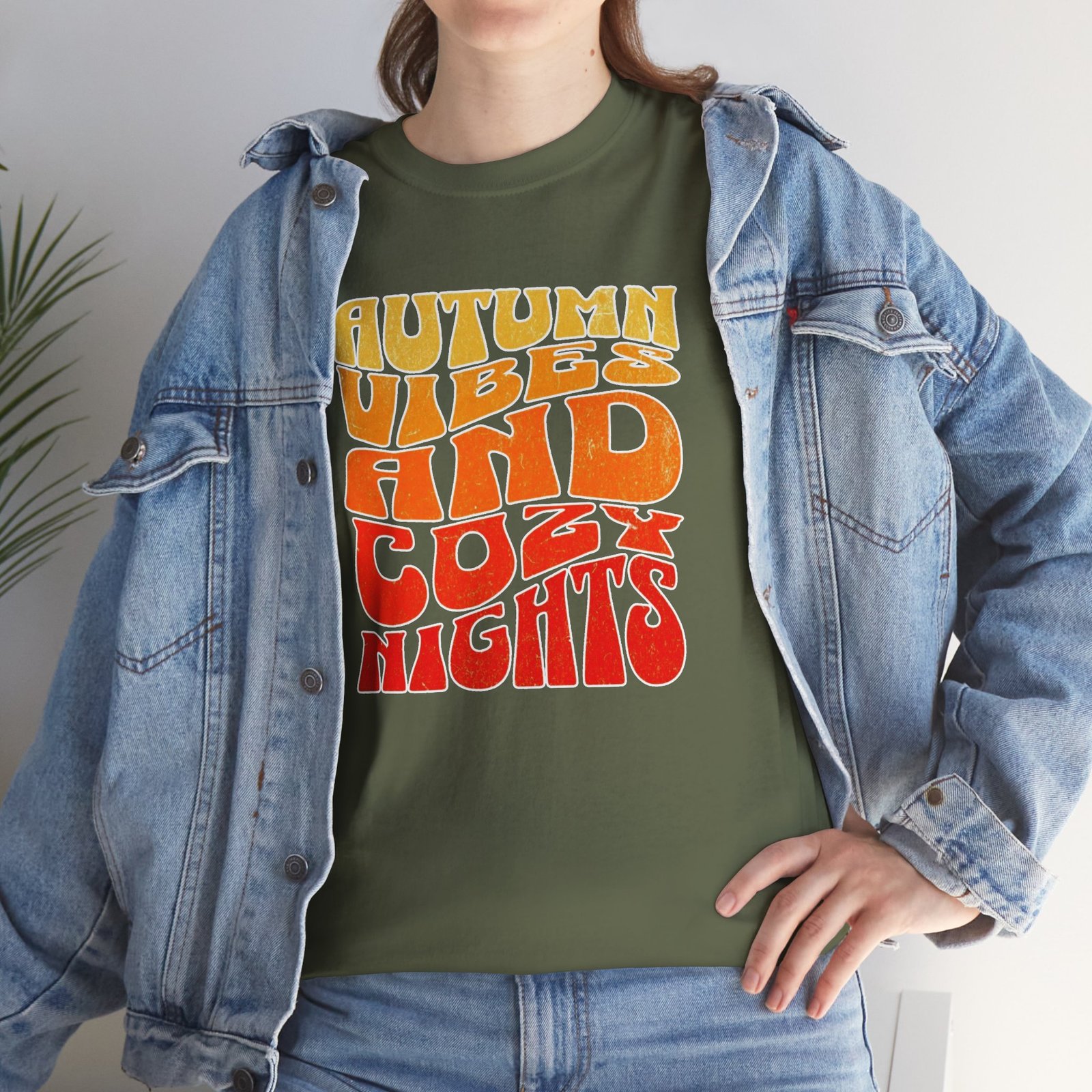 Autumn Vibes Cozy Nights Unisex T-Shirt - Image 32