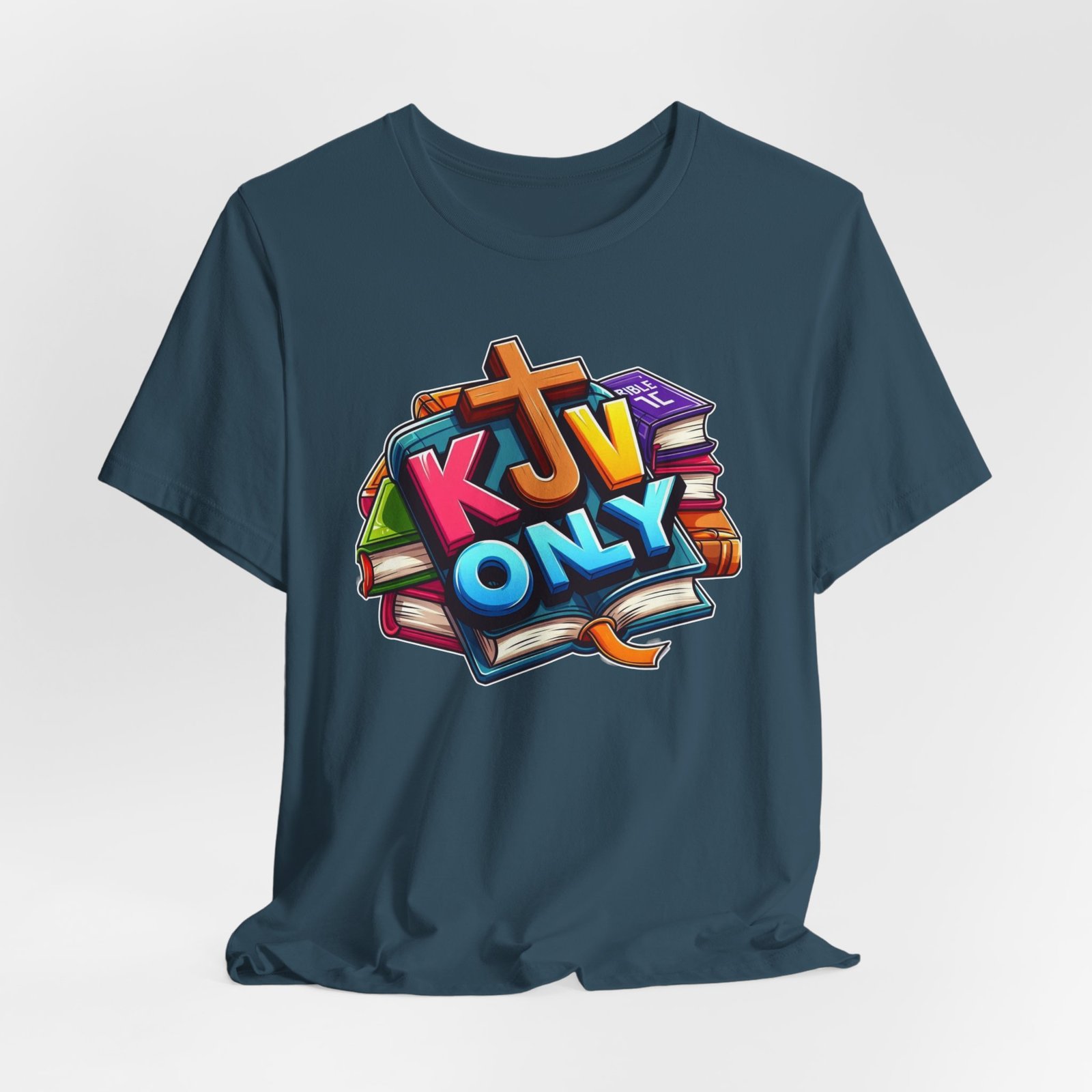 KJV Only - Cross - Bible Unisex T-Shirt - Image 39