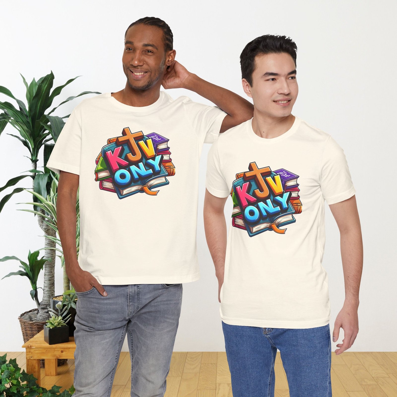 KJV Only - Cross - Bible Unisex T-Shirt - Image 31