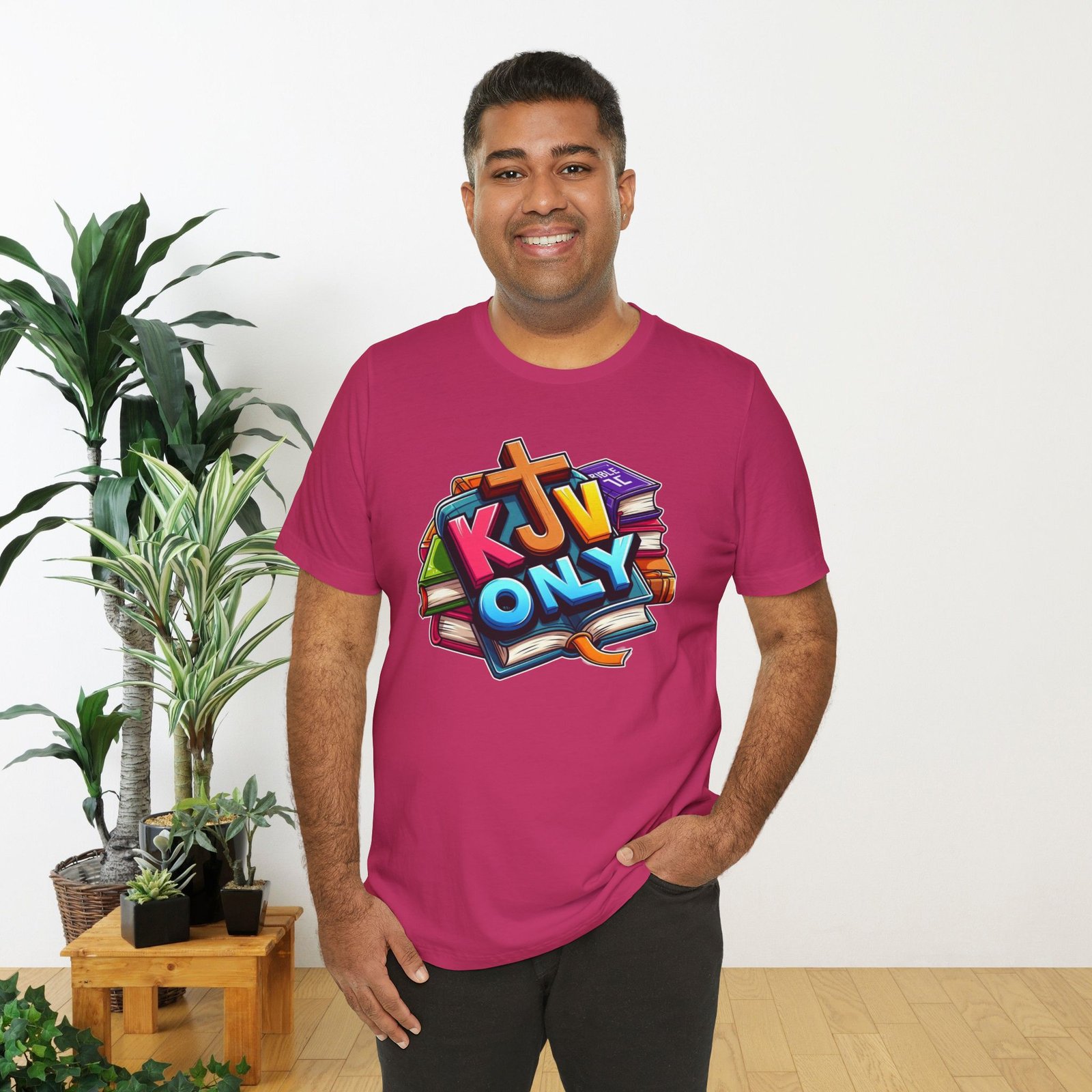 KJV Only - Cross - Bible Unisex T-Shirt - Image 58