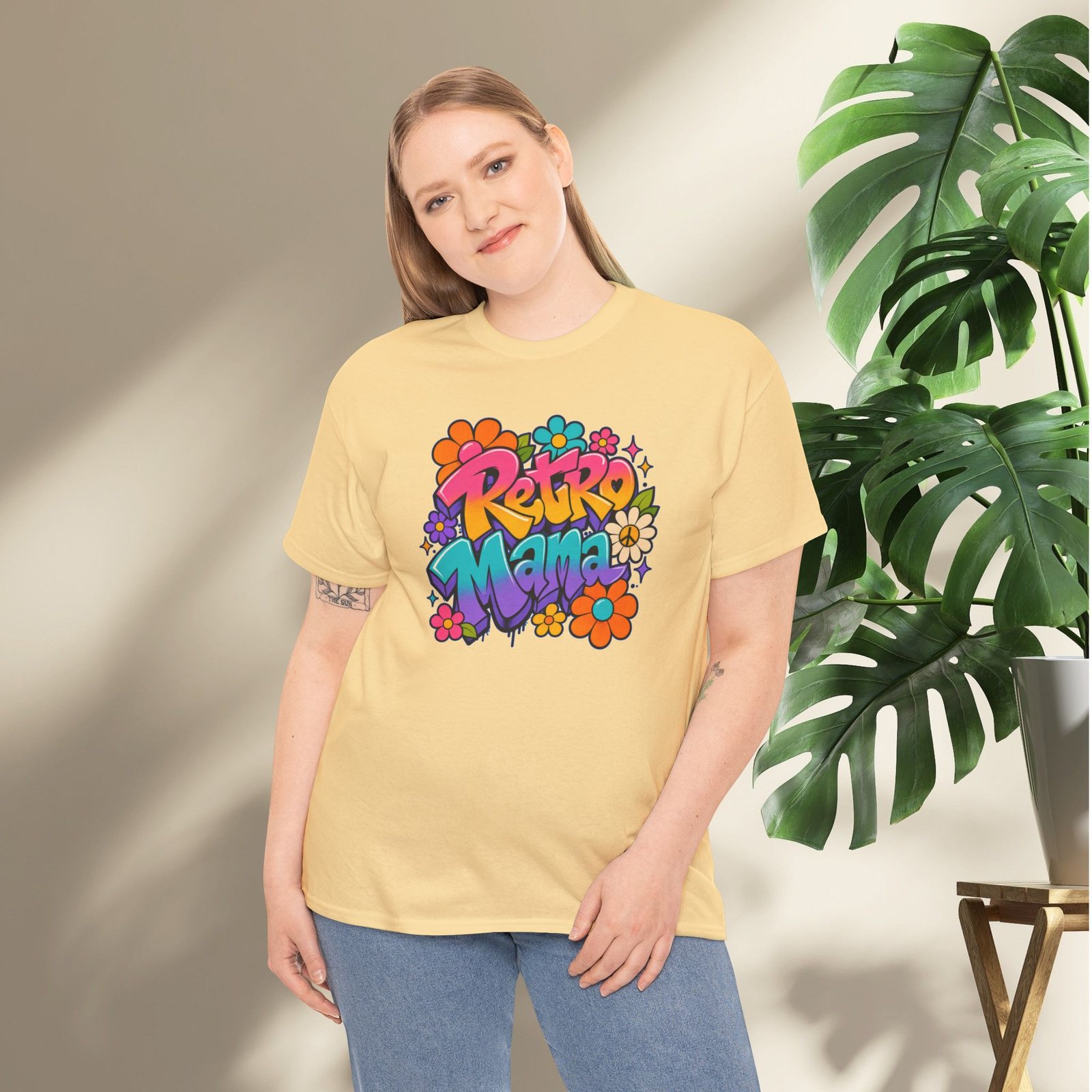 Retro Mama T‑Shirt — 70s Flower Power - Image 27