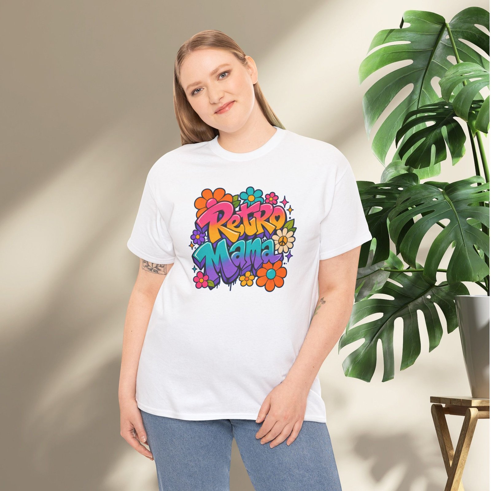 Retro Mama T‑Shirt — 70s Flower Power - Image 12
