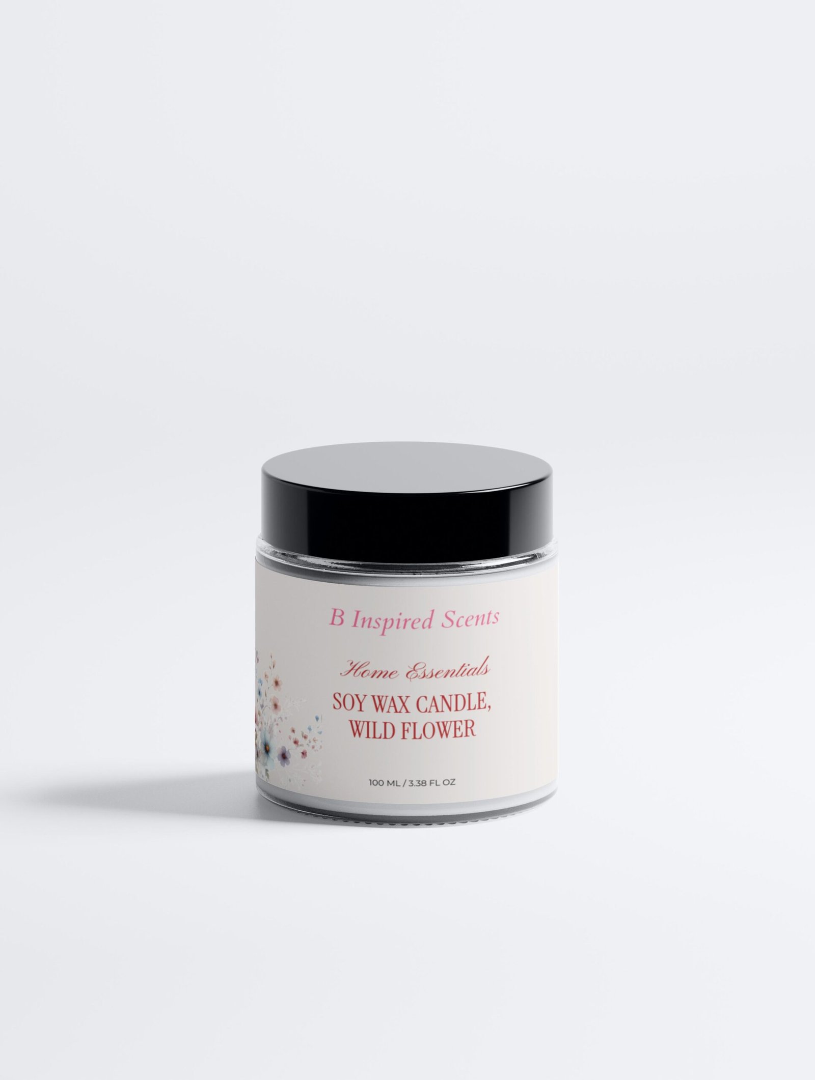 B Inspired Scents Soy Wax Candle, Wild Flower - Image 3
